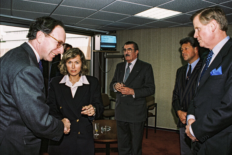 British MEPs of the EPP group meet with the Secretary of State for Foreign and Commonwealth Affairs of the United Kingdom