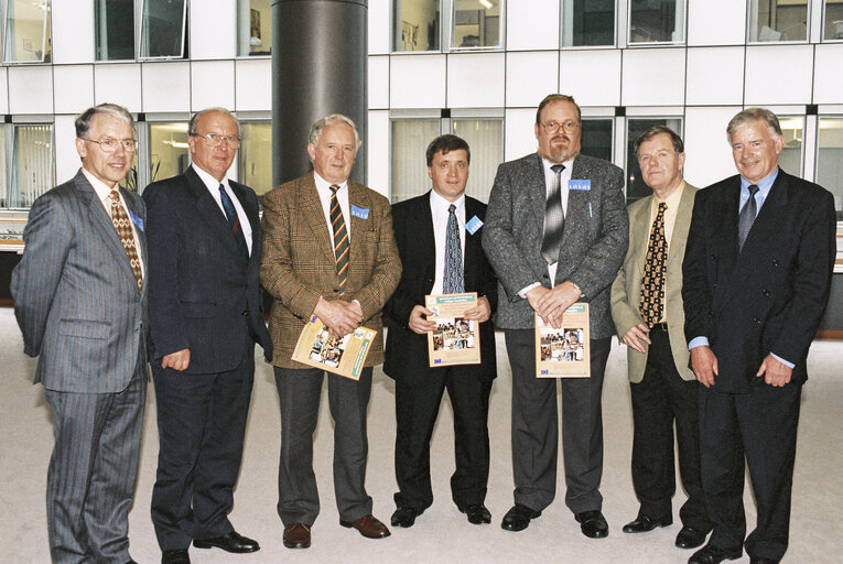 Suriet 12: MEPs John Joseph McCARTIN and Liam HYLAND at the European Parliament in Strasbourg