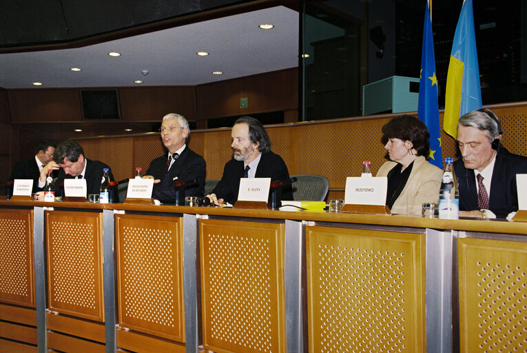 Fotografija 2: Meeting of the EU-Ukraine Parliamentary Cooperation Committee, at the EP in Brussels.