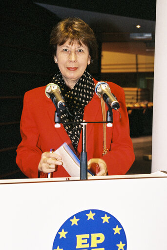 Foto 4: MEP Marialiese FLEMMING at the European Parliament in Brussels