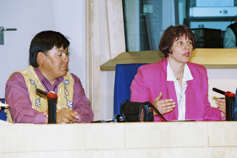 Meeting at the European Parliament in Brussels