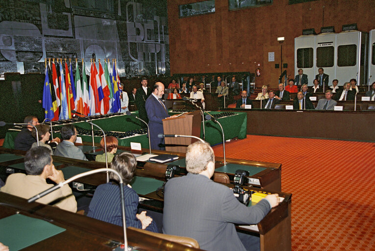 Long-service medal giving ceremony at the European Prarliament in Luxembourg