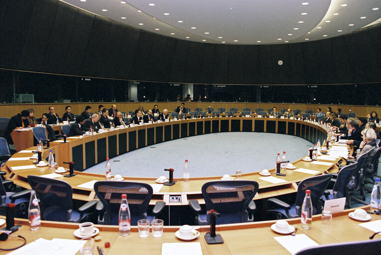 Foto 3: Joint Parliamentary Committee meeting EU - Mexico at the EP in Brussels