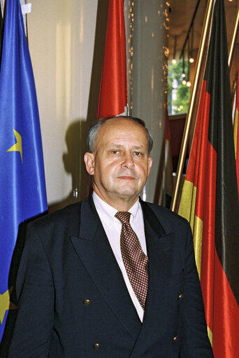 Photo 4: Portrait of Mep Konrad SCHWAIGER at the European Parliament in Strasbourg