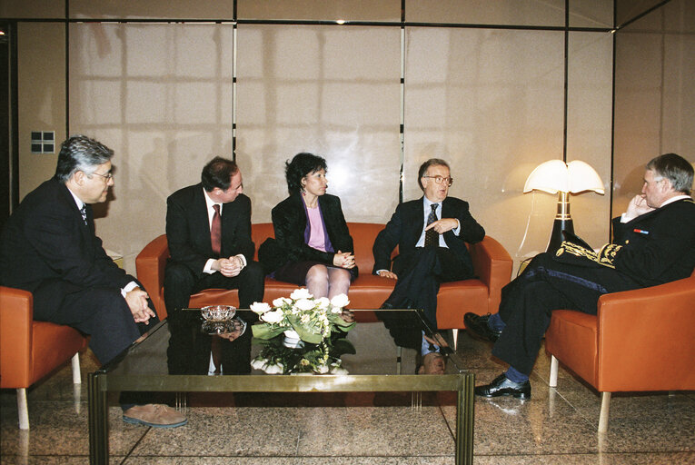 Снимка 3: Visit of President of the Portuguese Republic at the European Parliament in Strasbourg