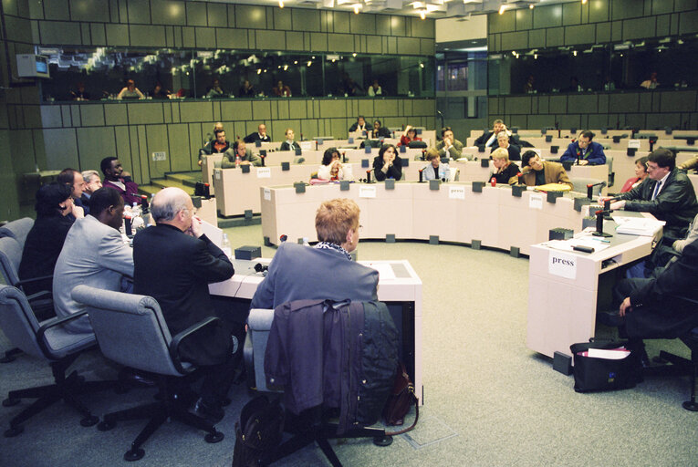 Fotografija 4: Press conference at the EP in Strasbourg