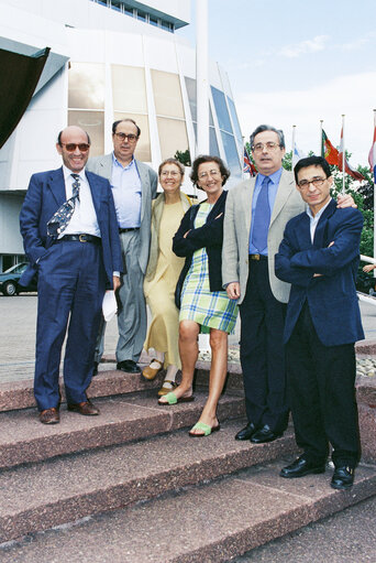 Fotografie 2: Group picture of the Spanish GUE-NGL group MEPs