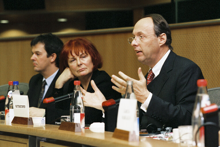 Monetary Affairs Subcommittee meeting at the EP in Brussels