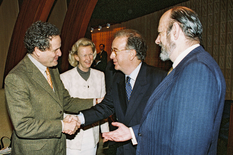 Fotografie 18: Visit of President of the Portuguese Republic at the European Parliament in Strasbourg