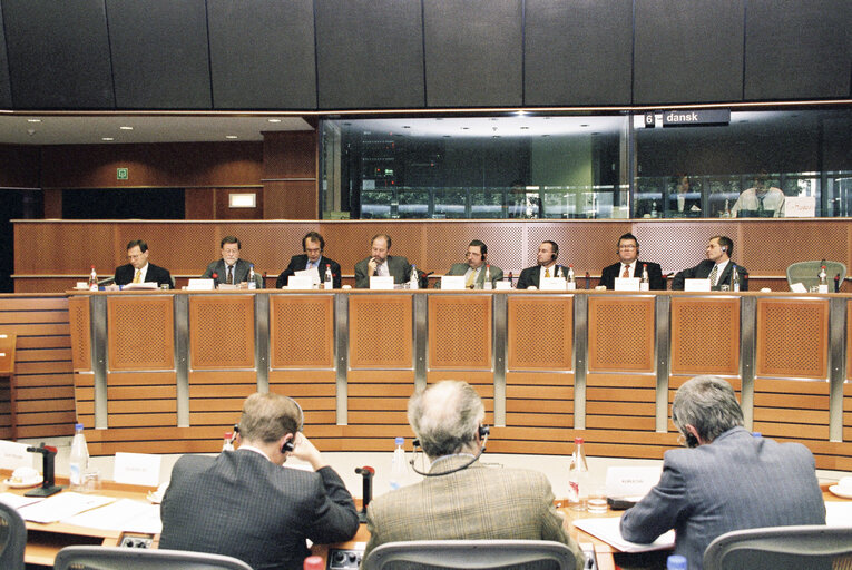 Foto 9: ECON committee meeting at the European Parliament in Brussels