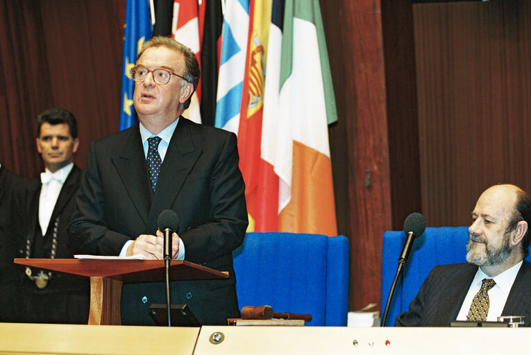 Fotografie 33: Visit of President of the Portuguese Republic at the European Parliament in Strasbourg