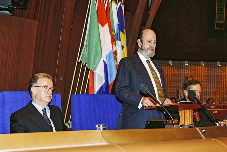 Zdjęcie 25: Visit of President of the Portuguese Republic at the European Parliament in Strasbourg