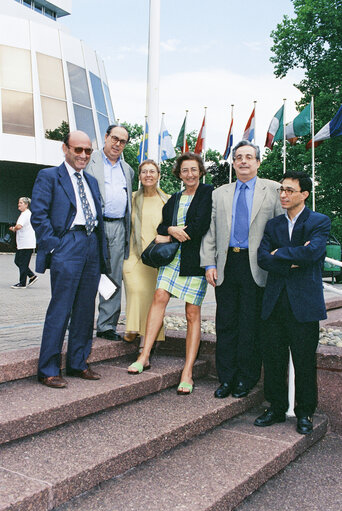 Fotogrāfija 3: Group picture of the Spanish GUE-NGL group MEPs