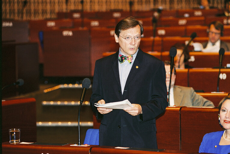Plenary session in Strasbourg - Austrian Minister for Foreign Affairs presents the programme of the Austrian Presidency of the Council