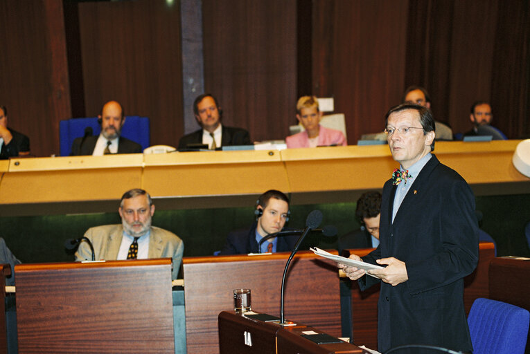 Plenary session in Strasbourg - Austrian Minister for Foreign Affairs presents the programme of the Austrian Presidency of the Council