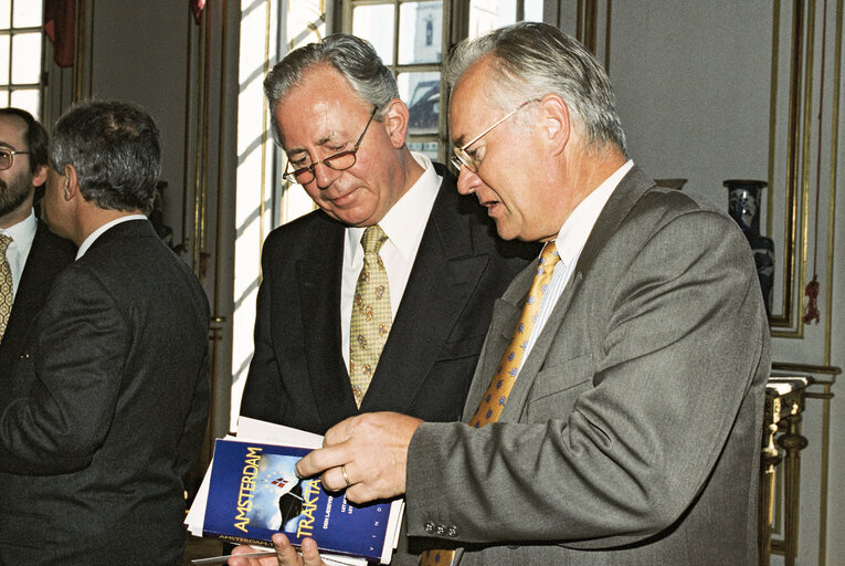 Снимка 6: Visit of President of the Portuguese Republic at the European Parliament in Strasbourg