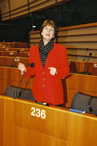 Fotografia 7: MEP Marialiese FLEMMING at the European Parliament in Brussels