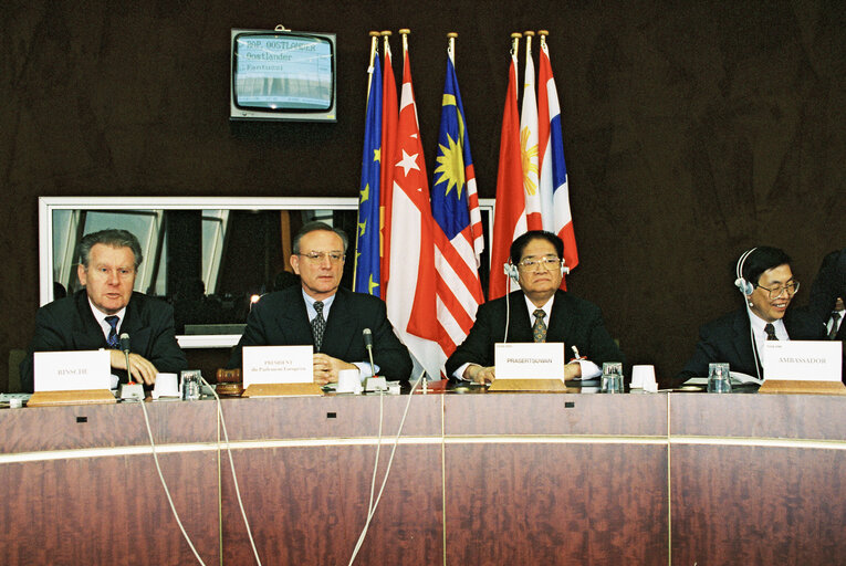 Fotografie 3: Asia - Europe Parliamentary  Partnership (ASEP) meeting in Strasbourg on April 1, 1996.