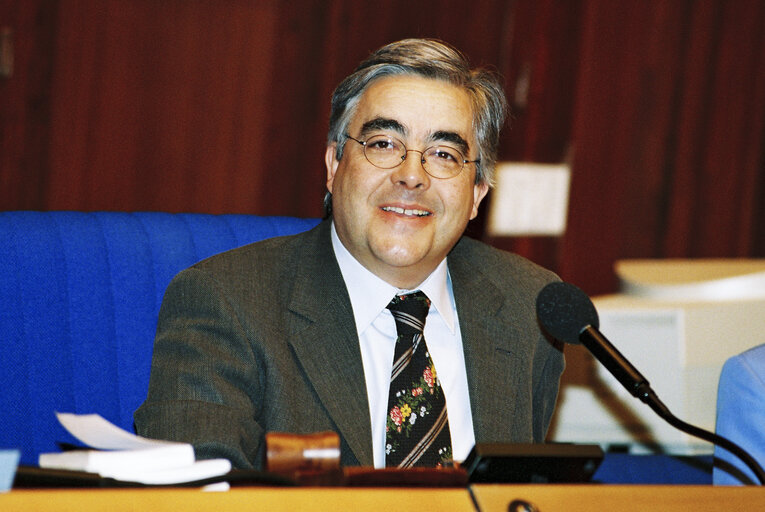 Valokuva 4: Luis MARINHO presiding over the plenary session of the EP in Strasbourg.