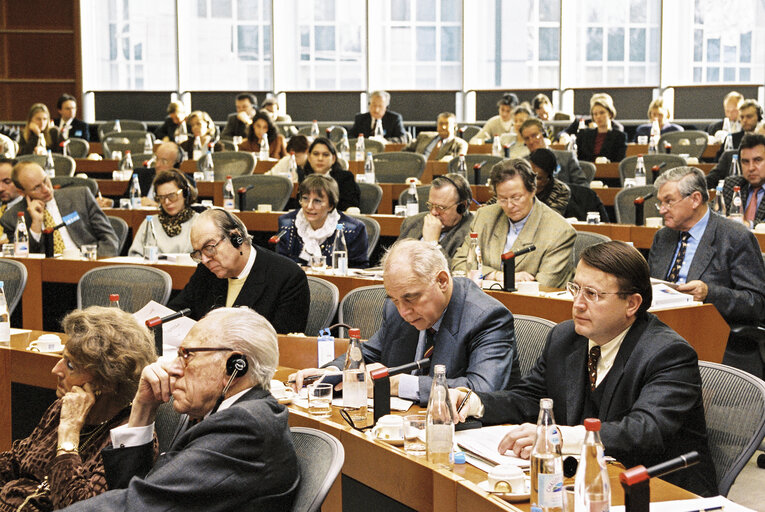 Meeting at the European Parliament in Brussels