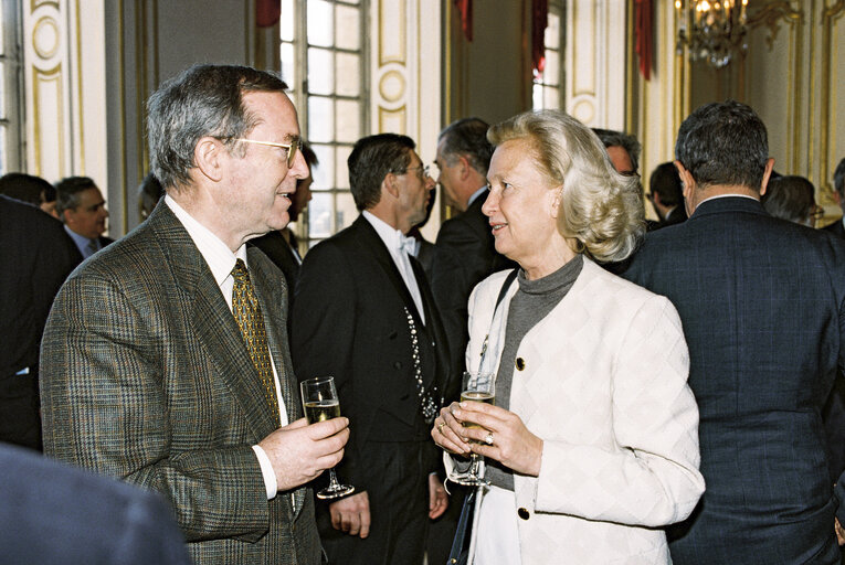 Fotografie 10: Visit of President of the Portuguese Republic at the European Parliament in Strasbourg