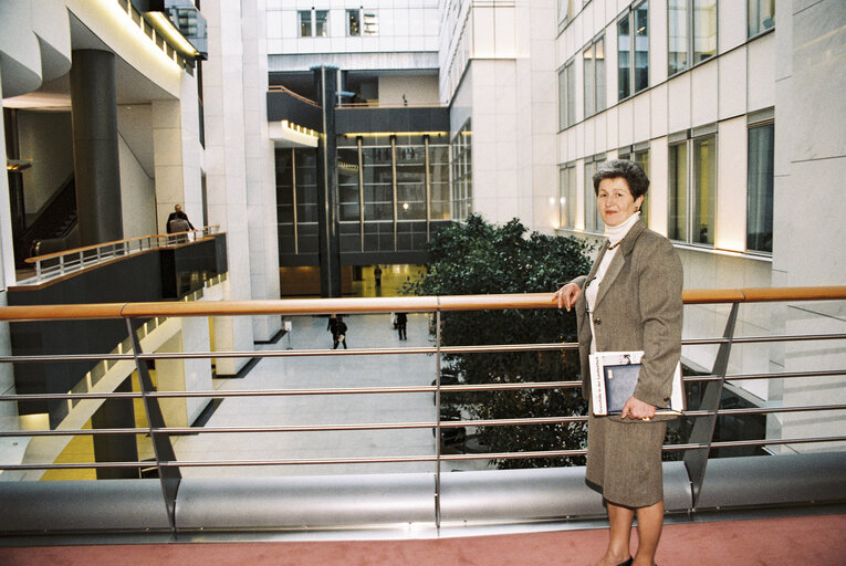 Снимка 4: MEP Agnes SCHIERHUBER at the European Parliament in Brussels