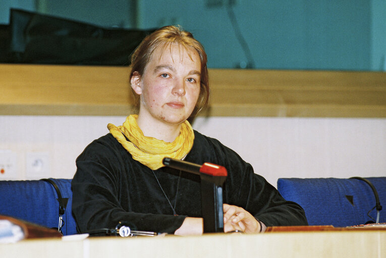 Meeting at the European Parliament in Brussels