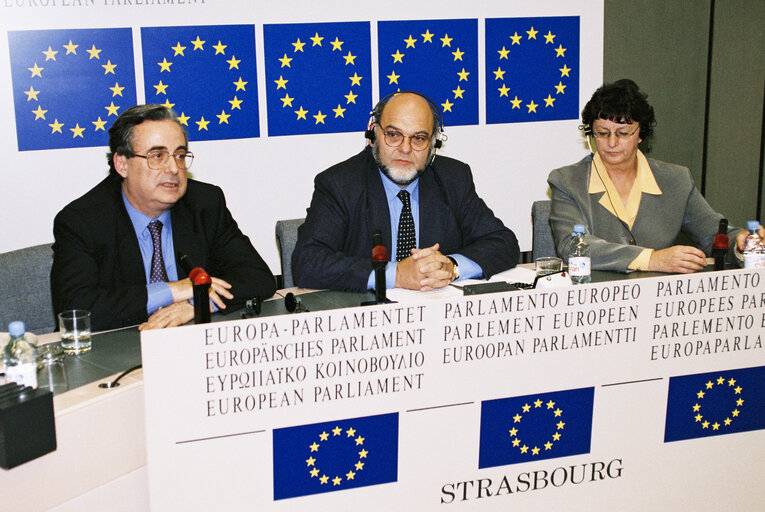 Fotografija 11: Press conference in strasbourg