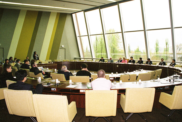 Foto 8: Meeting with a delegation from Taiwan at the EP in Strasbourg.