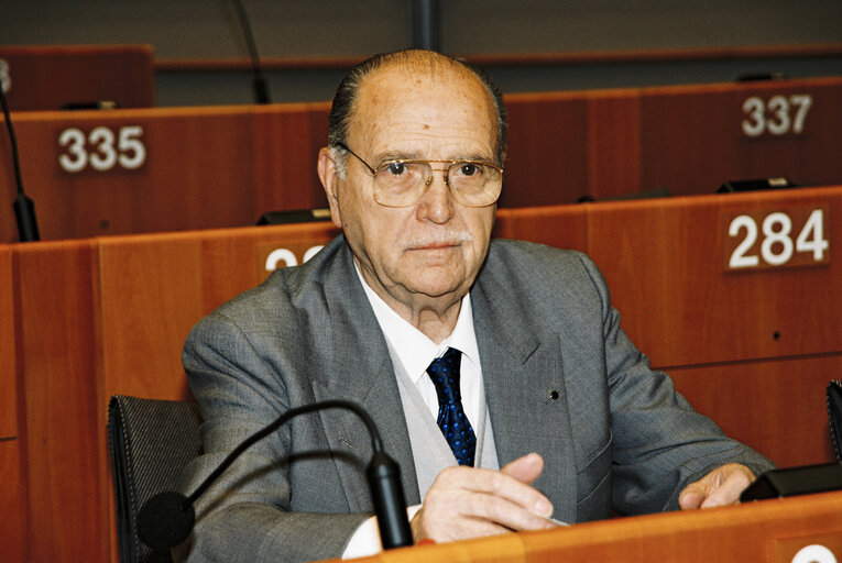 Fotó 2: Gerardo FERNANDEZ ALBOR in Plenary session at Brussels