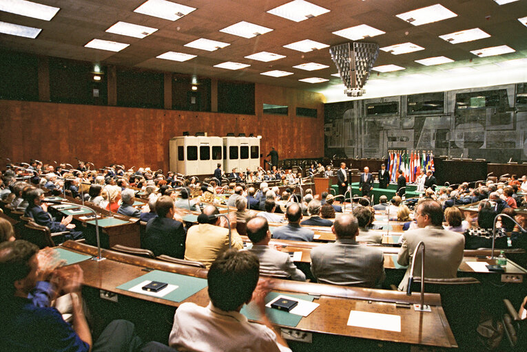 Billede 6: Long-service medal giving ceremony at the European Prarliament in Luxembourg