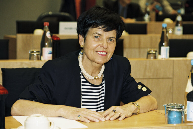 Zdjęcie 11: The MEP Renate Charlotte HEINISCH during a meeting in Brussels in June 1996.