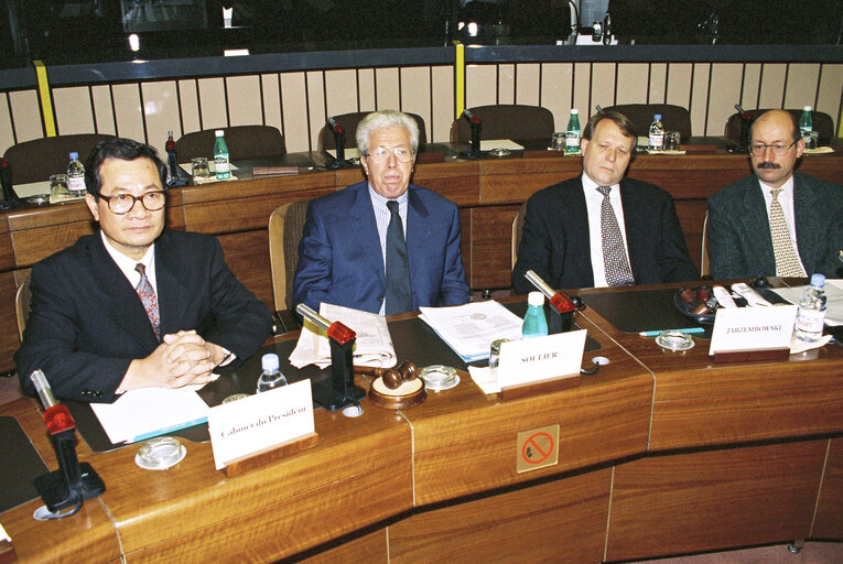 Foto 10: Subcommittee on Human Rights of the European Parliament meets with a delegation and the Executive President of the Federation of the communities of the free Vietnamese abroad