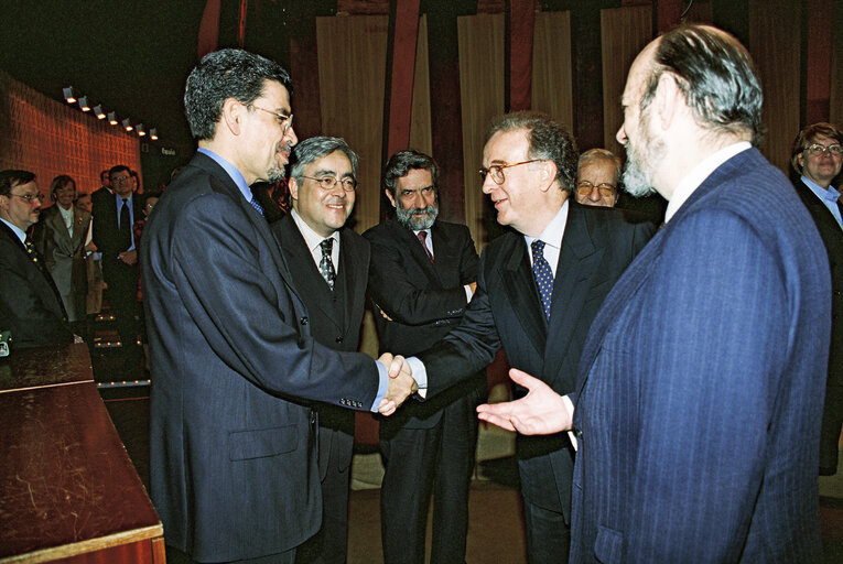 Zdjęcie 23: Visit of President of the Portuguese Republic at the European Parliament in Strasbourg