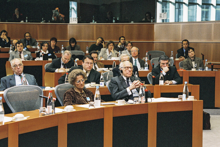 Fotografija 1: Meeting at the European Parliament in Brussels