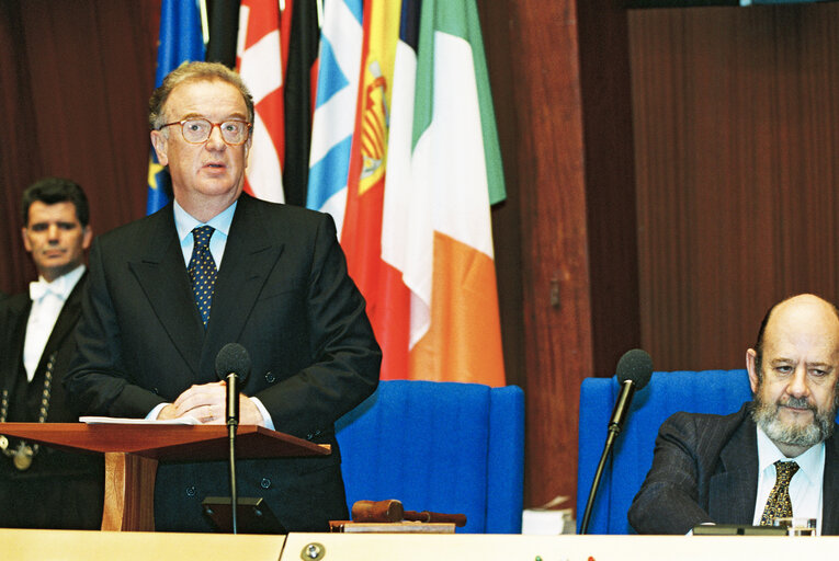 Zdjęcie 32: Visit of President of the Portuguese Republic at the European Parliament in Strasbourg