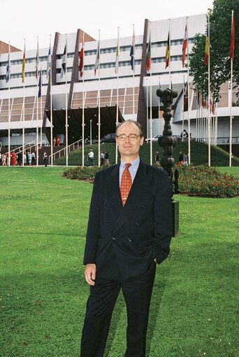 MEP Per STENMARCK at the European Parliament in Strasbourg