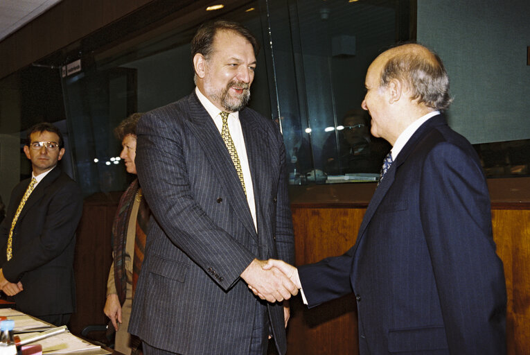 Committee meeting in Brussels