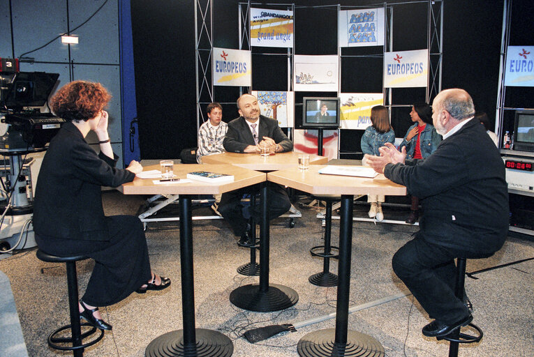 TV Debate at the European Parliament in Strasbourg