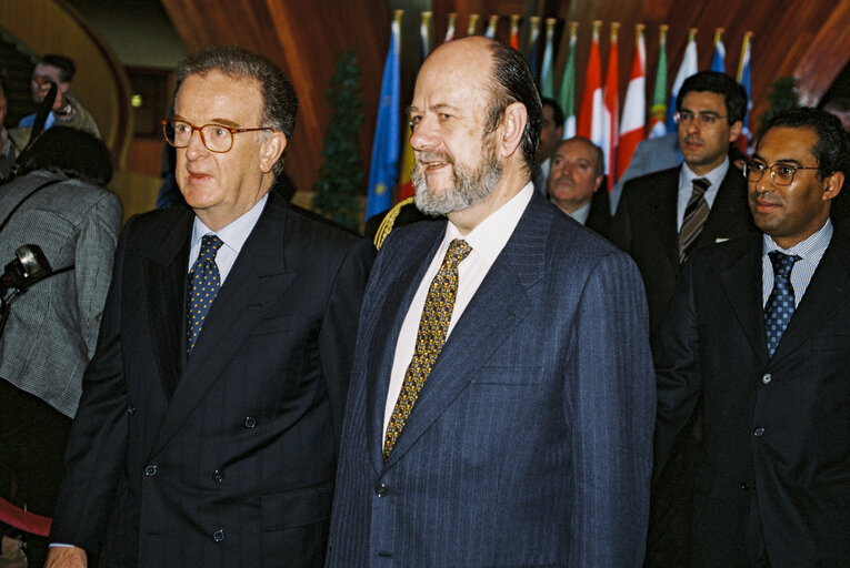 Fotografie 1: Visit of President of the Portuguese Republic at the European Parliament in Strasbourg