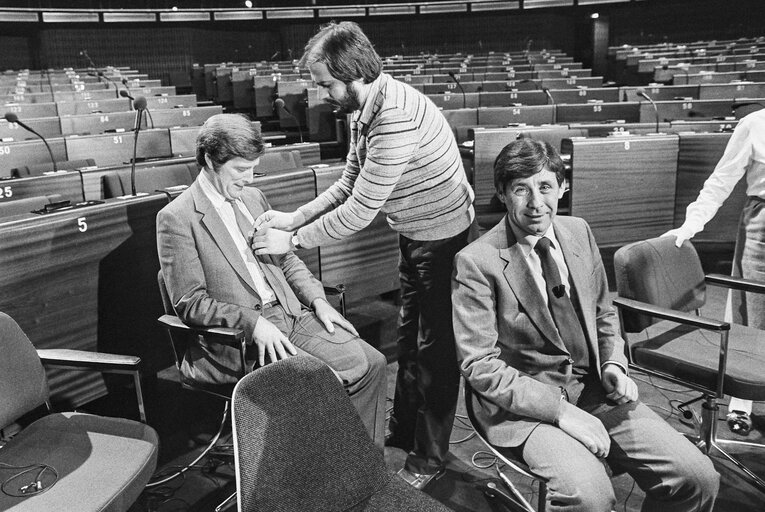 Fotografie 21: TV set  in the hemicycle