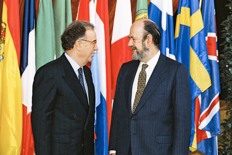 Снимка 1: Visit of President of the Portuguese Republic at the European Parliament in Strasbourg