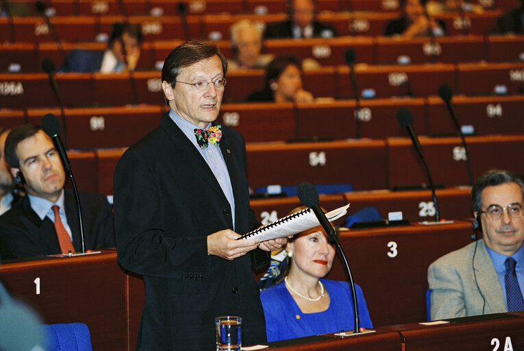 Plenary session in Strasbourg - Austrian Minister for Foreign Affairs presents the programme of the Austrian Presidency of the Council