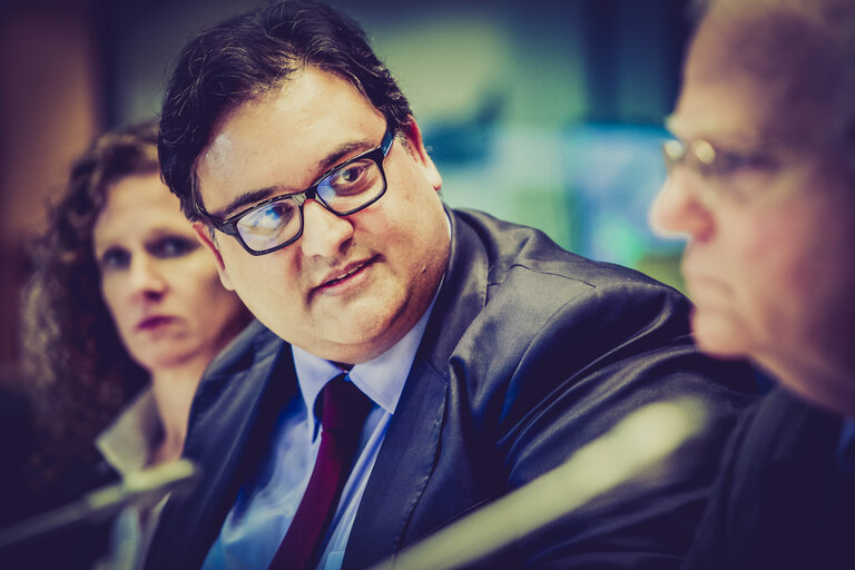 Fotografie 2: Claude MORAES, LIBE Committee Chair: LIBE Committee meeting on electronic mass surveillance of EU citizens