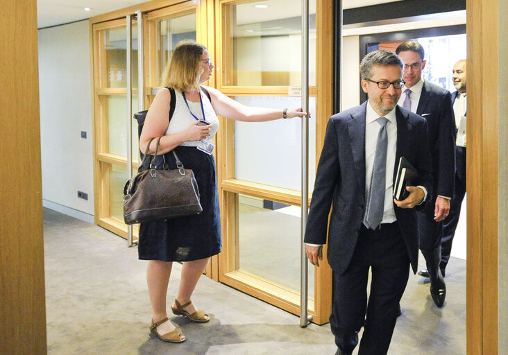 Fotografija 6: State of the Union - MEP and Commissionners arrival