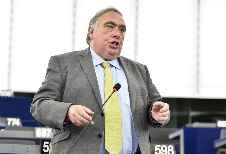 John FLACK in the EP in Strasbourg