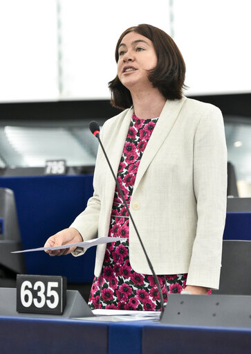 Photo 9 : EP plenary session - Votes followed by explanations of votes