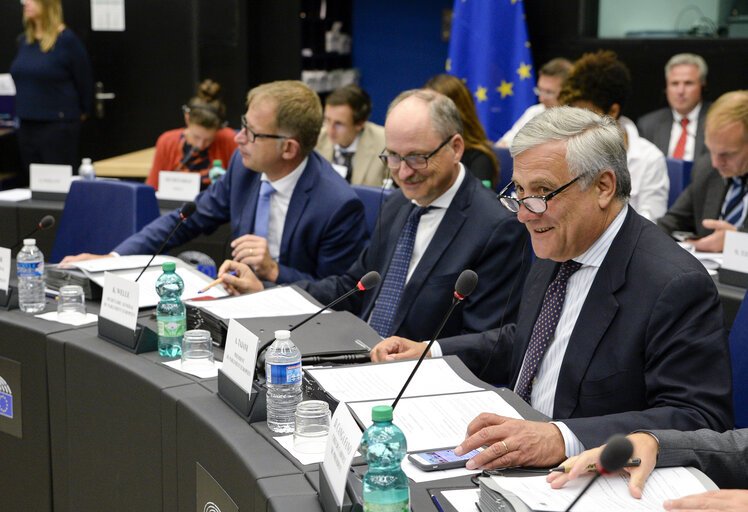 Φωτογραφία 9: Meeting of the EP Bureau