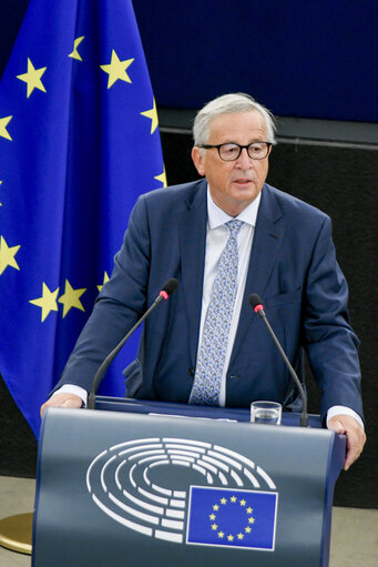 Foto 10: State of the Union 2018 -  statement by Jean-Claude JUNCKER, President of the EC