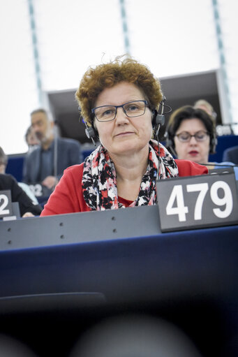 Fotó 8: Maria HEUBUCH in the EP in Strasbourg